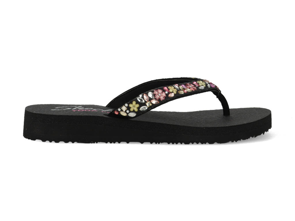 Skechers Slippers Daisy Garden 119153/BKMT Zwart-35