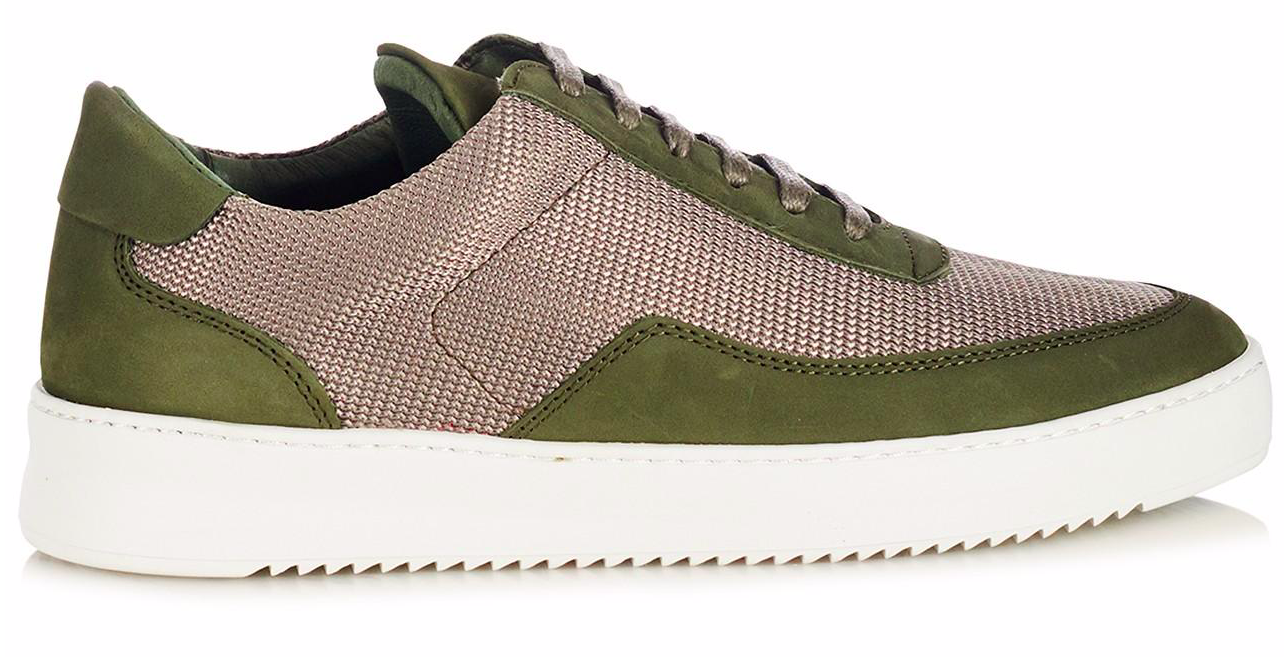 Filling Pieces Low Mondo Ripple Nardo Mesh Army Green-40