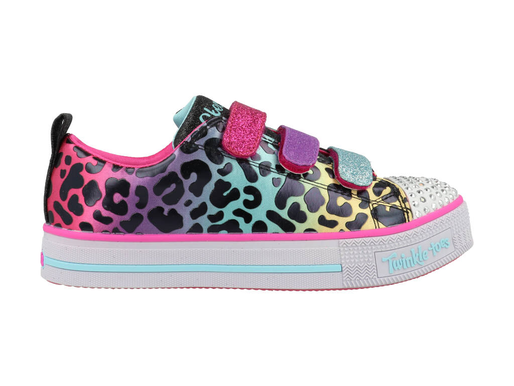 Skechers Twinkle Lite 20301L-BKMT Roze-27