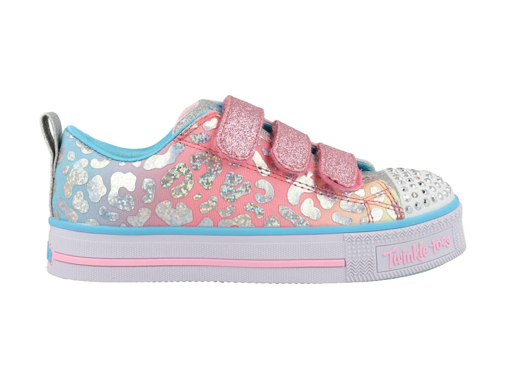 Skechers Twinkle Lite 20301L/PKMT Roze / Blauw-31