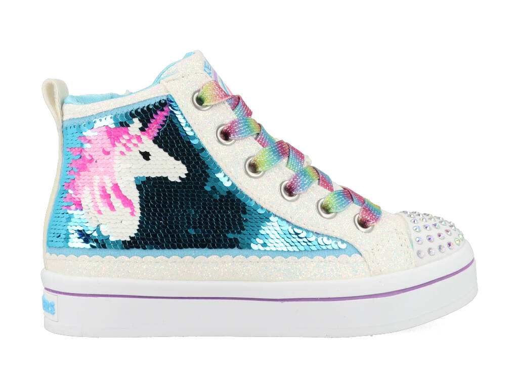 Skechers Twinkle Toes 314550L WMLT Wit 27