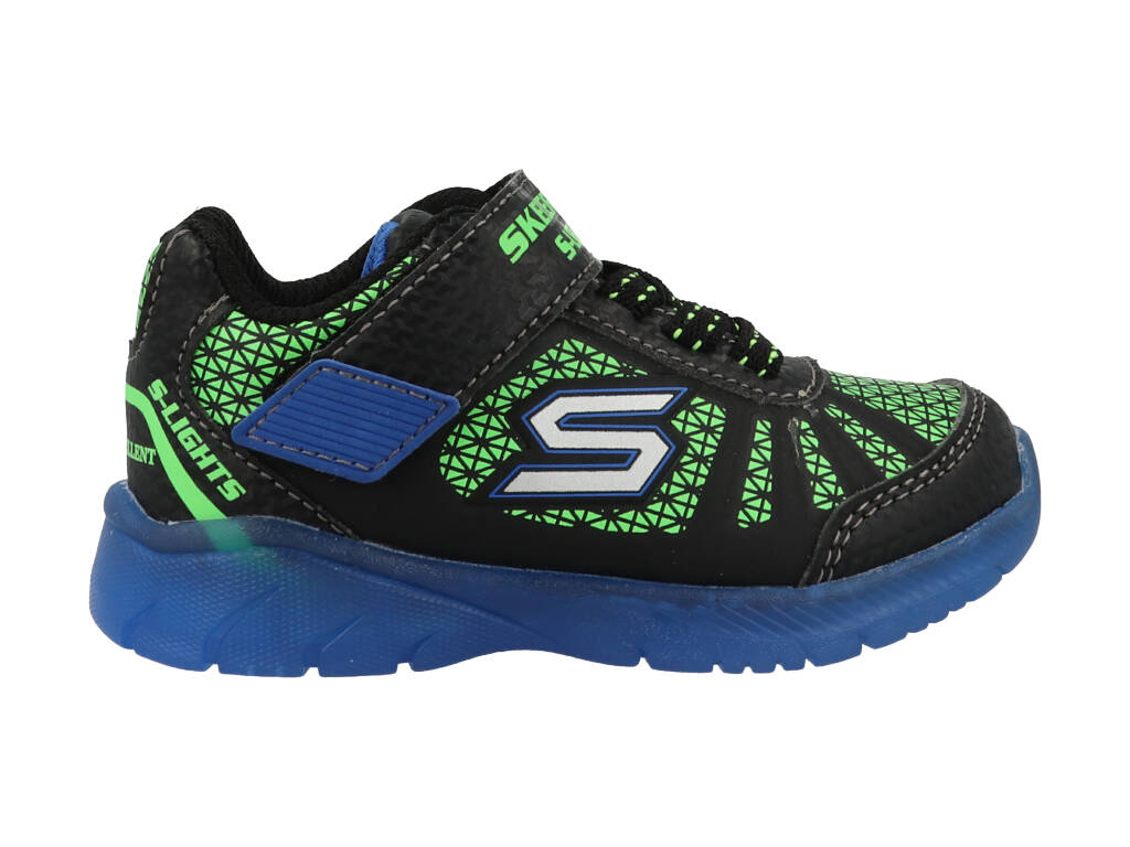 Skechers Tuff Track 401520N-BBLM Zwart-Blauw-Groen-21