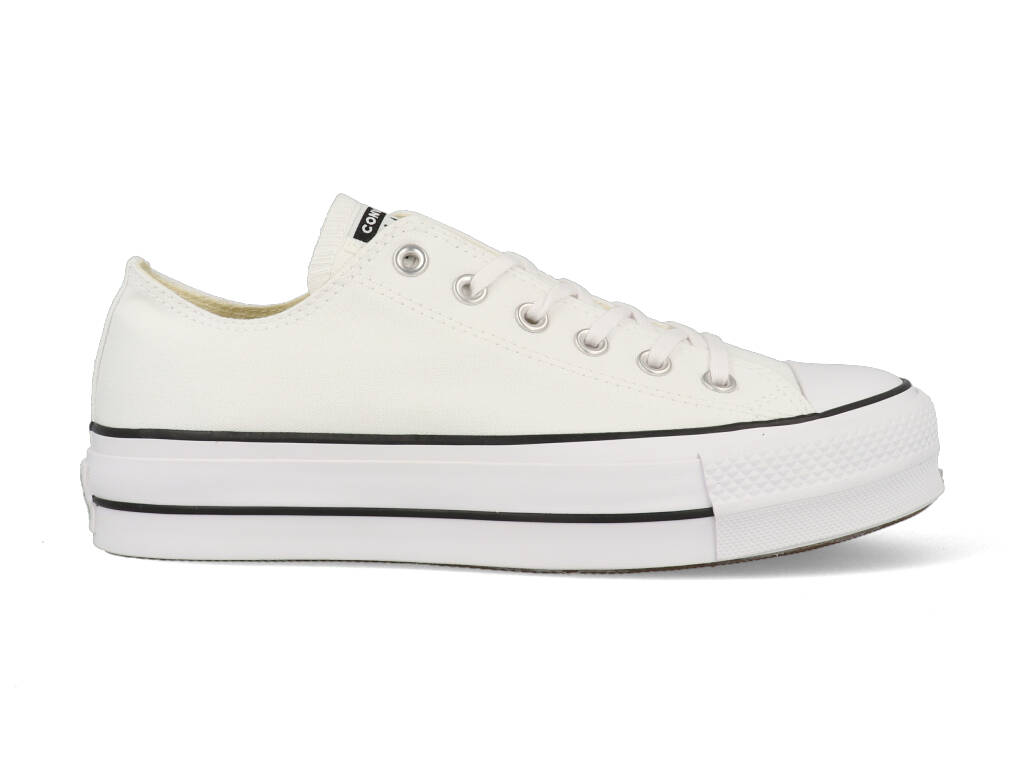 Converse Chuck Taylor All Star Lift OX sneakers wit-zwart