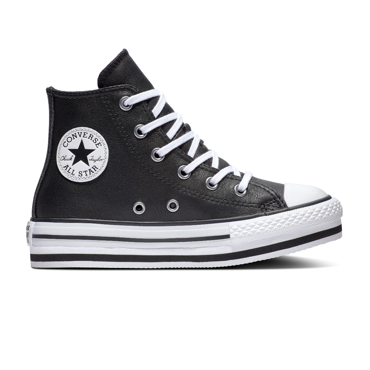 Converse All Stars Platform Eva-Hi 666391C Zwart / Wit-31