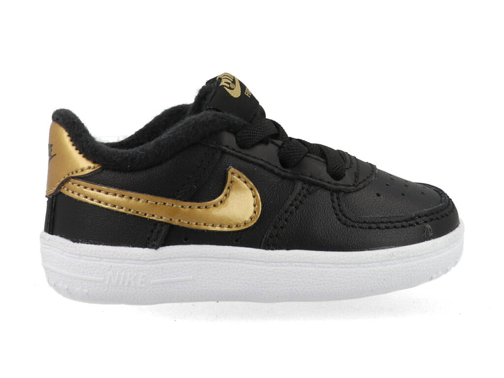 Nike Air Force 1 CK2201-002 Zwart / Goud-18.5