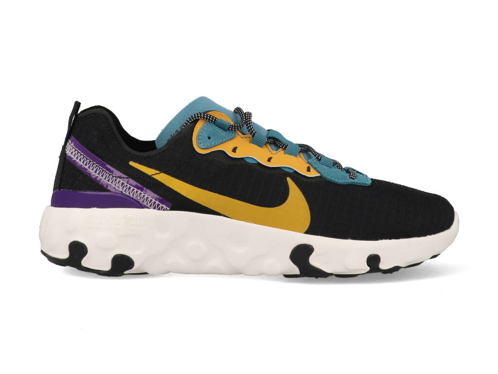 Nike Renew Element 55 CU0851-002 Zwart-Geel-Groen-39