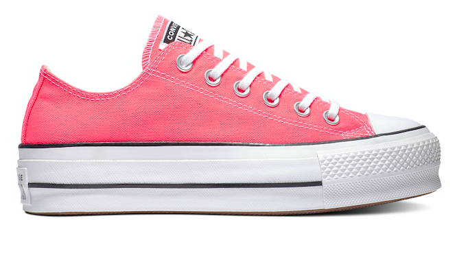 Converse All Stars Platform 565501C Roze / Wit-36.5