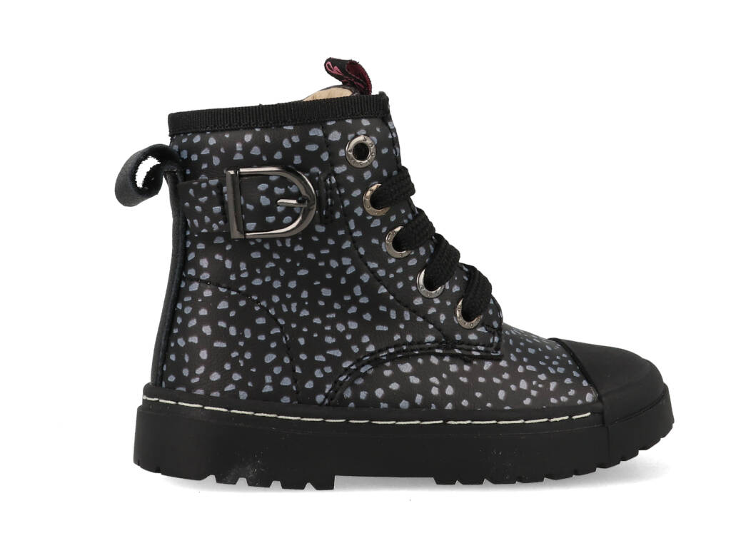 Shoesme Boot Bike Black Dots SW21W013-A Zwart-22 Shoesme Boot Bike Black Dots SW21W013-A Zwart-22