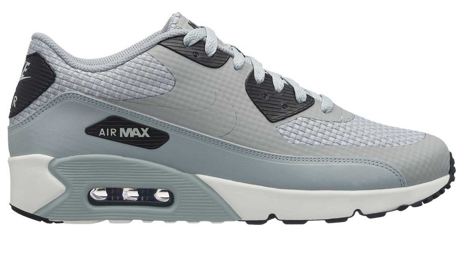 nike air max 90 leather grijs
