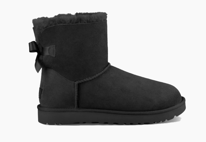 Ugg Mini Bailey Bow Ii Boots 1016501 Zwart 36 ugg kopen in de aanbieding