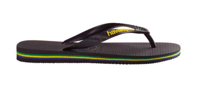 Havaianas Brasil Logo 41108501069M19 Zwart 3940 havaianas kopen in de aanbieding